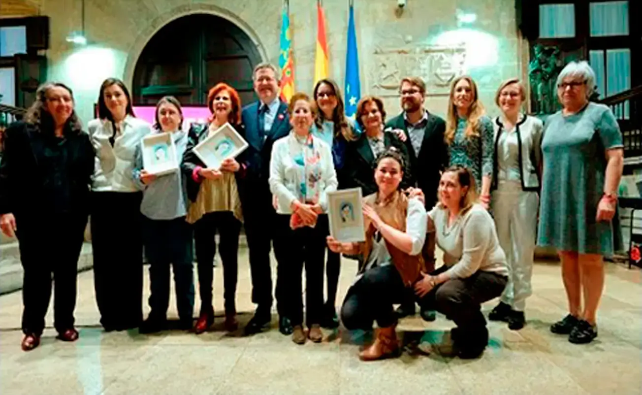 Dones del Palmar en un acte de reconeixement